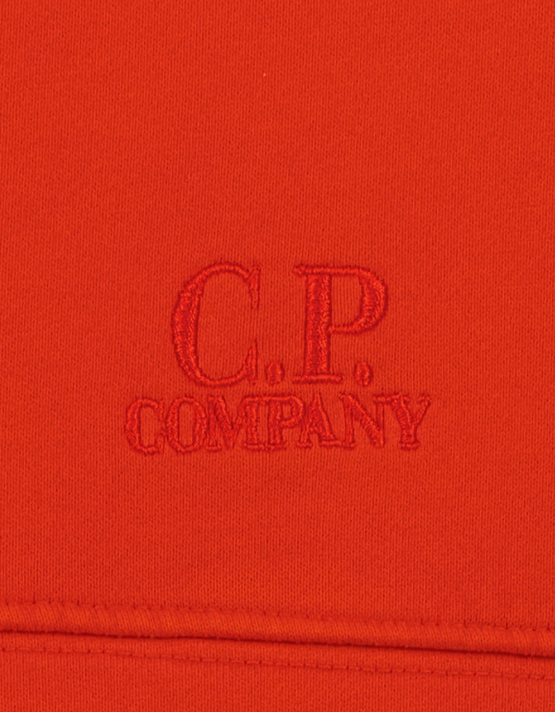 Brushed Fleece Resist Dyed Logo Hoodie