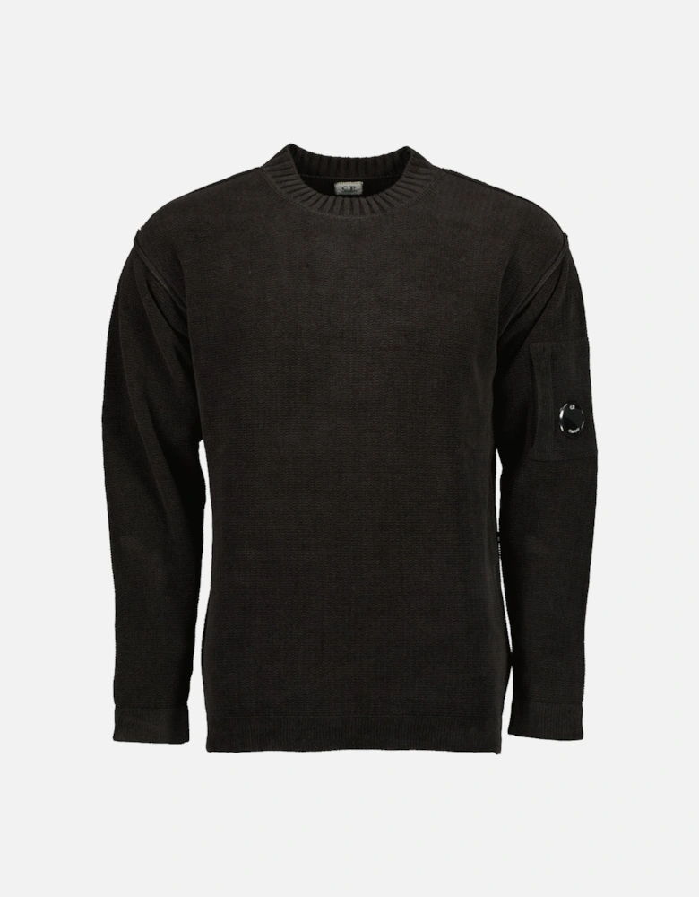 Chenille Turtleneck Lens Knit