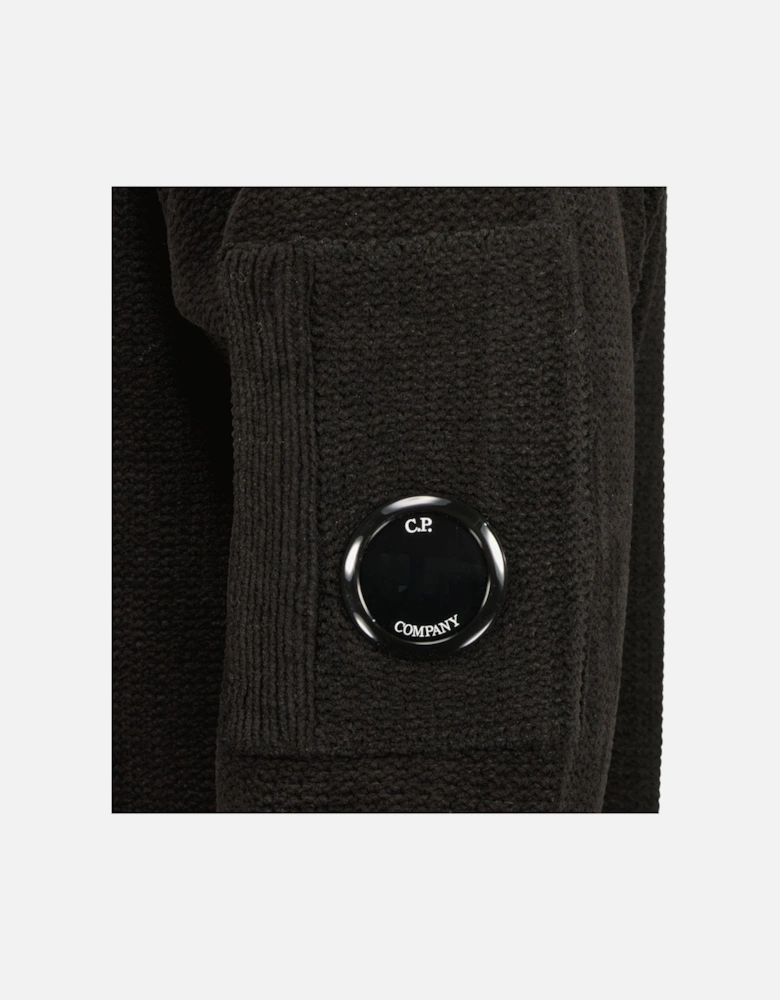 Chenille Turtleneck Lens Knit