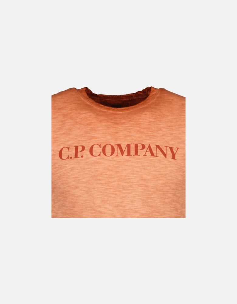 C.P. Junior Re-Colour Logo Print T-Shirt