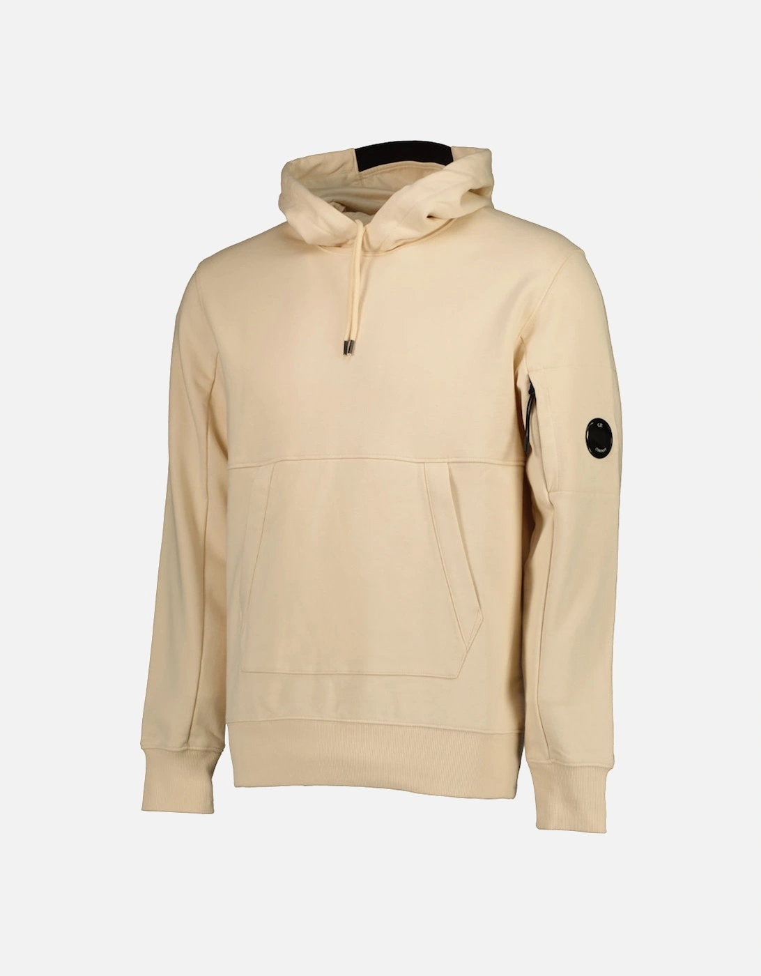 Diagonal Raised Fleece Lens Hoodie