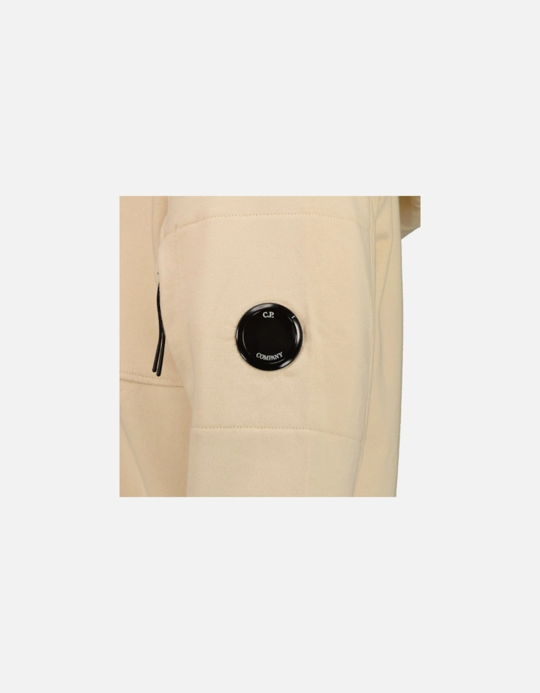 Diagonal Raised Fleece Lens Hoodie