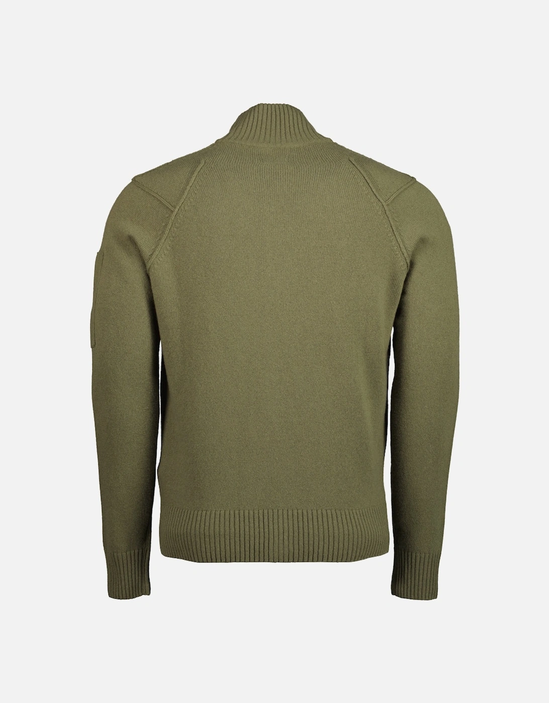 Knitted Zip-Up Lens Cardigan