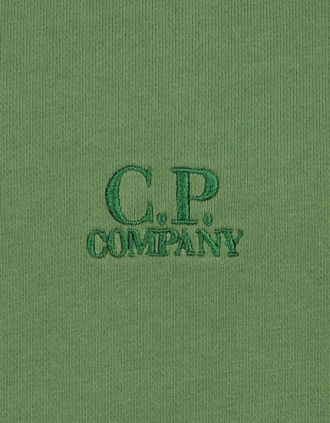 Diagonal Fleece Resist Dyed Logo Sweat