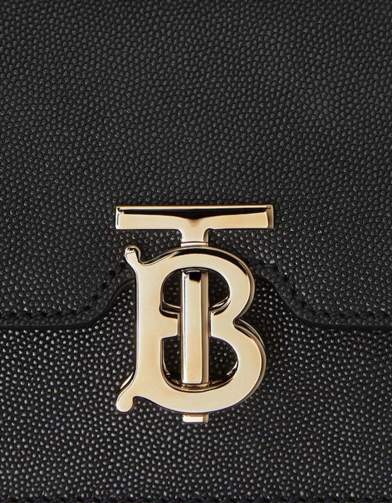 Mini TB Grainy Leather Shoulder Bag
