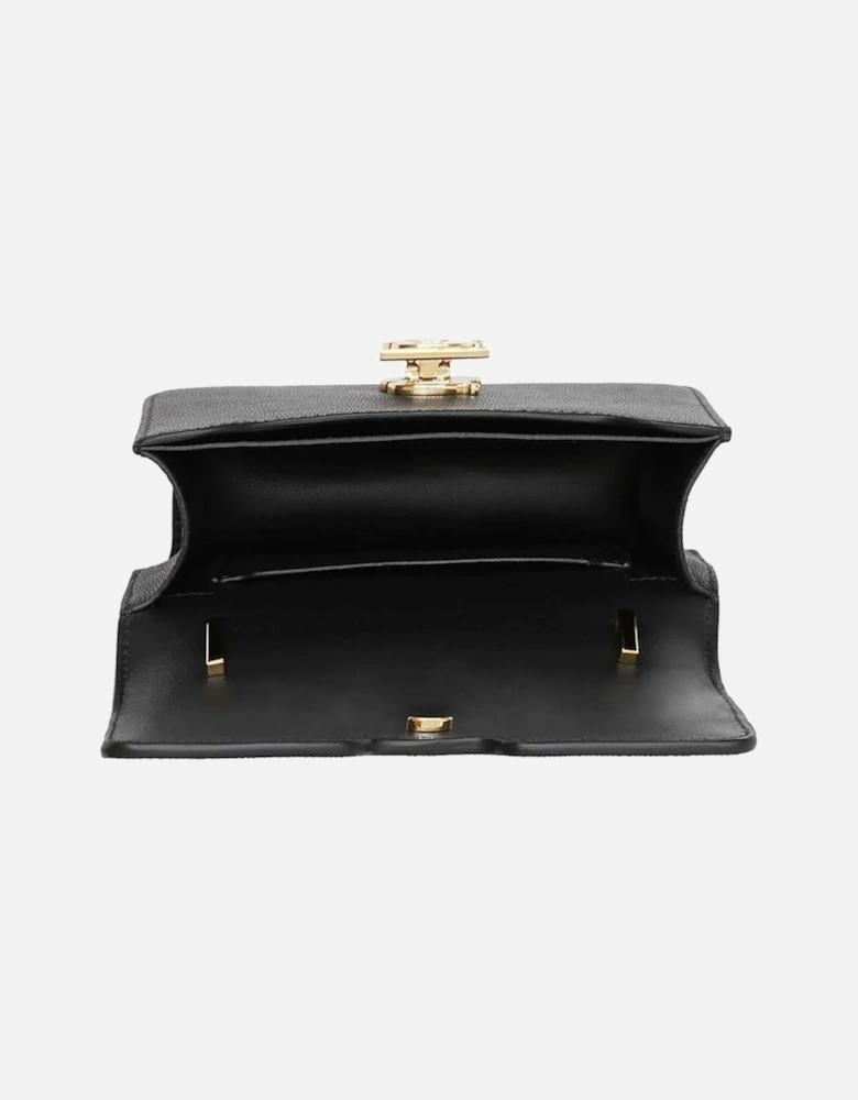 Mini TB Grainy Leather Shoulder Bag