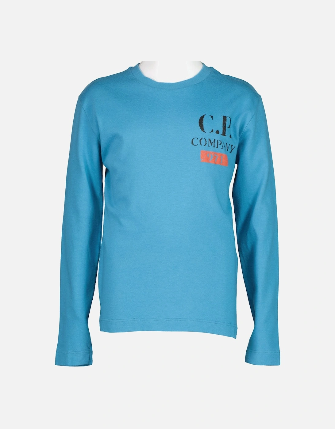 C.P. Junior Long Sleeve Logo Print T-Shirt, 3 of 2