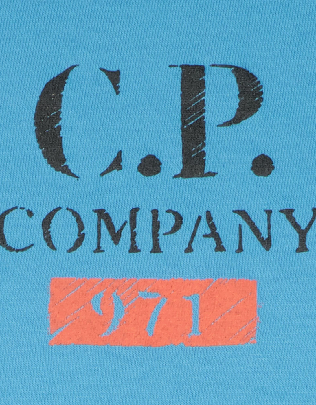 C.P. Junior Long Sleeve Logo Print T-Shirt