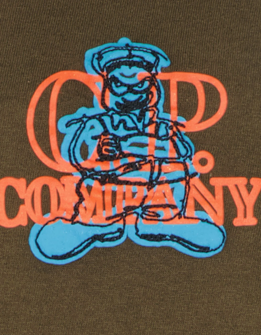 C.P. Junior Long Sleeve Comics and Cars Logo T-Shirt