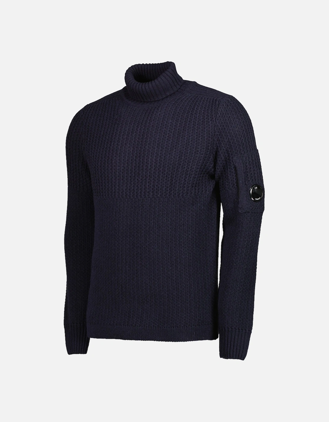Lambswool Turtleneck Lens Knit