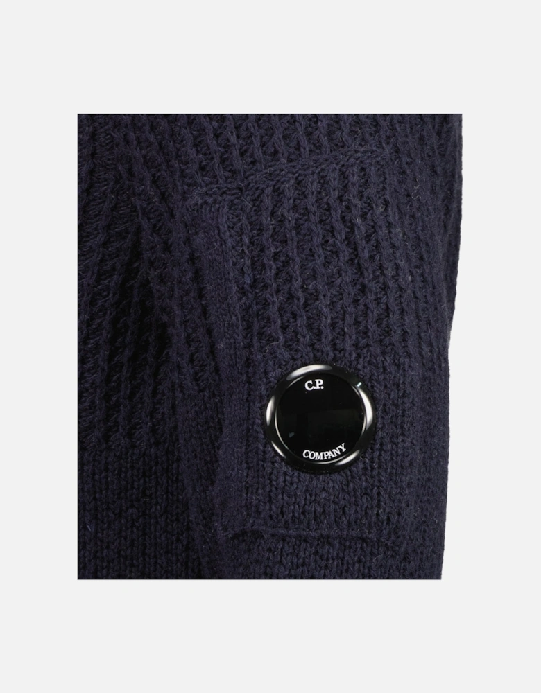 Lambswool Turtleneck Lens Knit