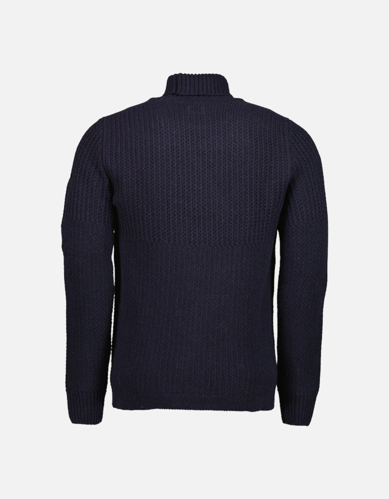 Lambswool Turtleneck Lens Knit