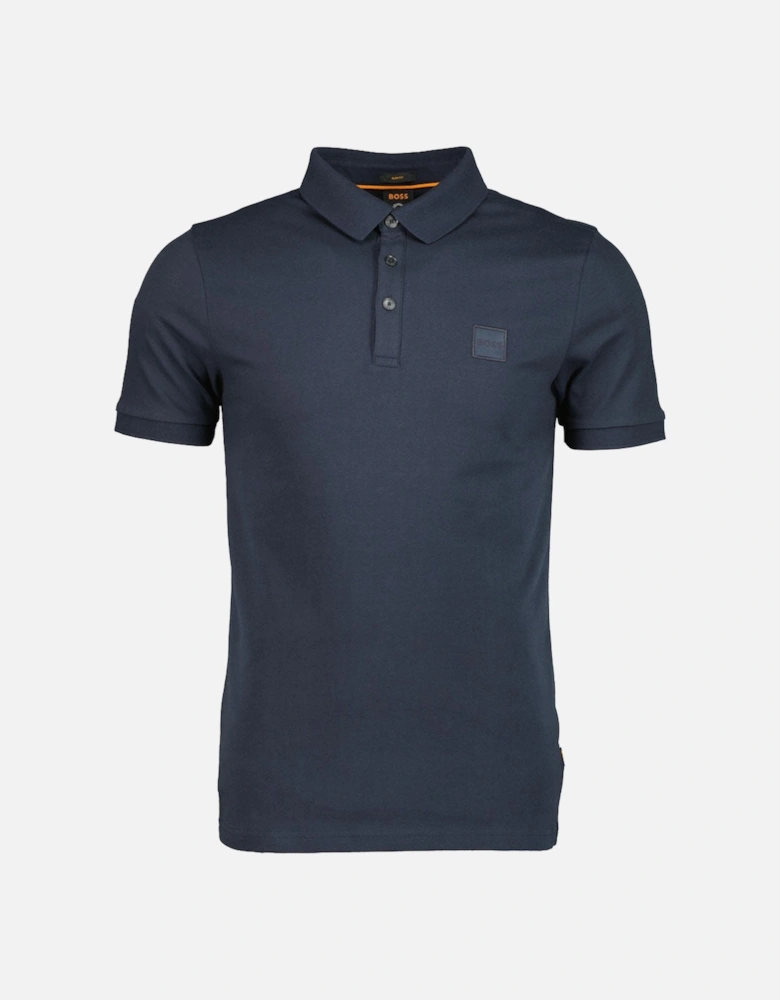 Logo Patch Polo Shirt