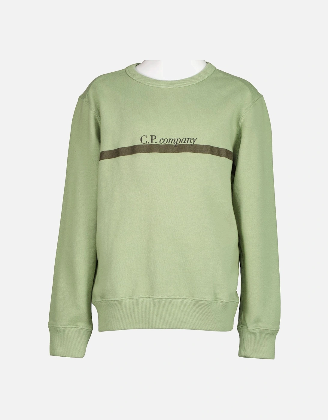 C.P. Junior Italic Stripe Logo Sweatshirt, 4 of 3