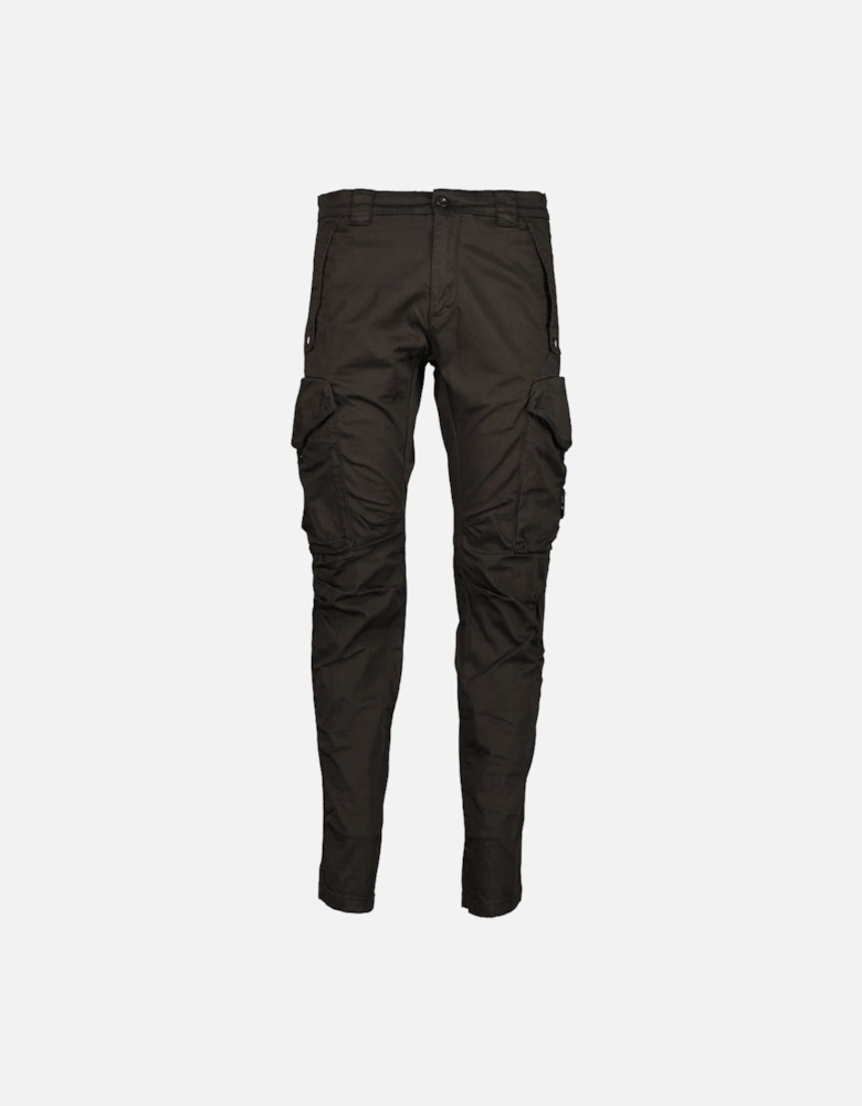 Stretch Satin Lens Cargo Pants