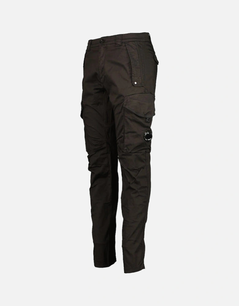 Stretch Satin Lens Cargo Pants