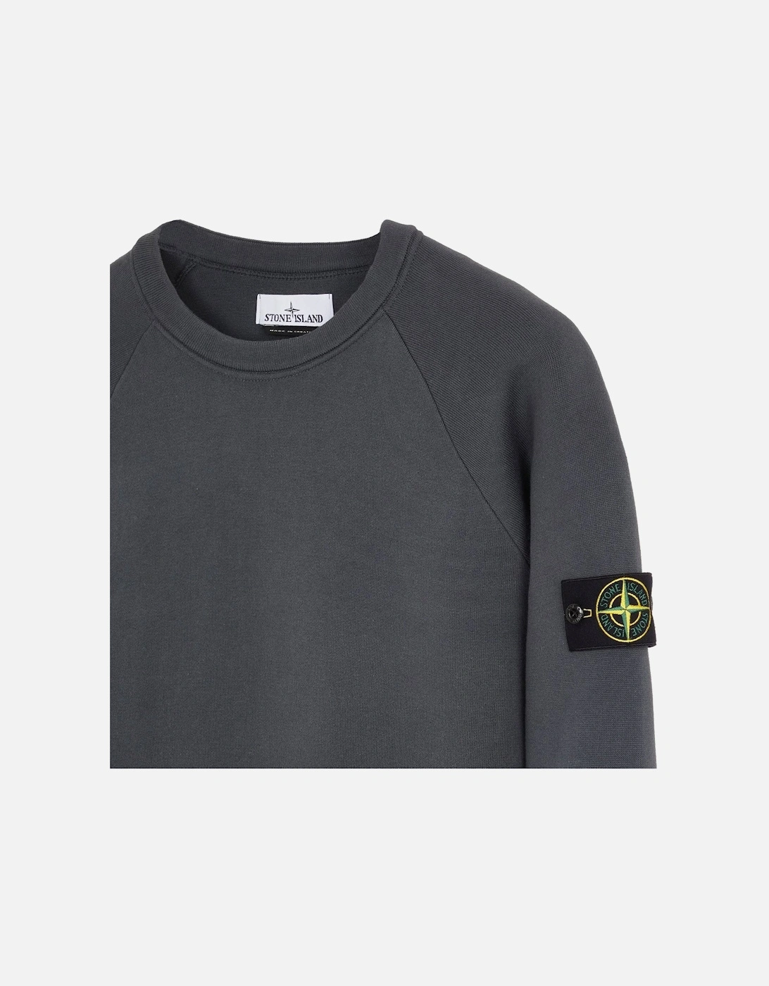 Crewneck Knit In Double-Face Soft Cotton