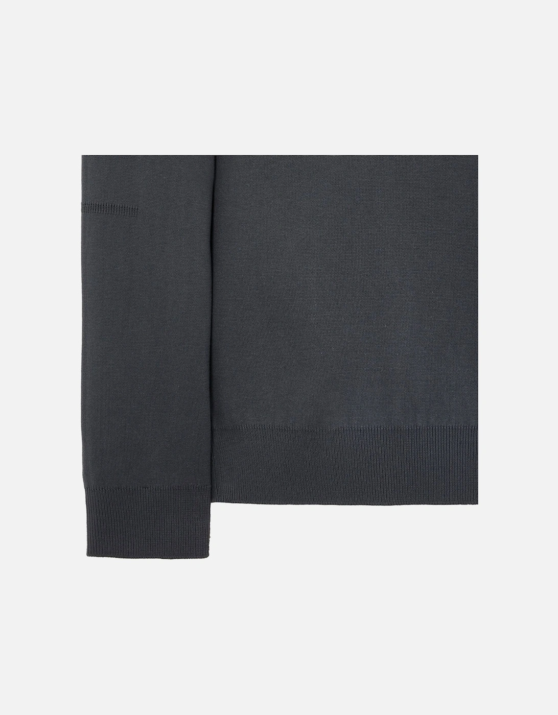 Crewneck Knit In Double-Face Soft Cotton