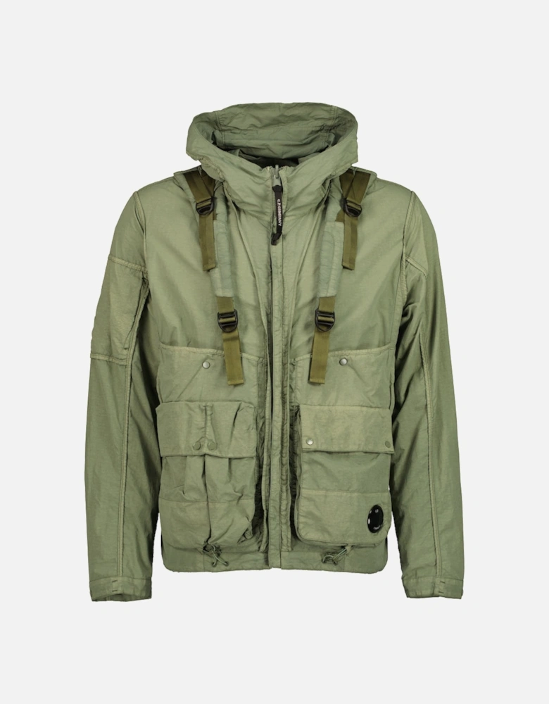 Flatt Nylon Reversible Hooded Lens Jacket