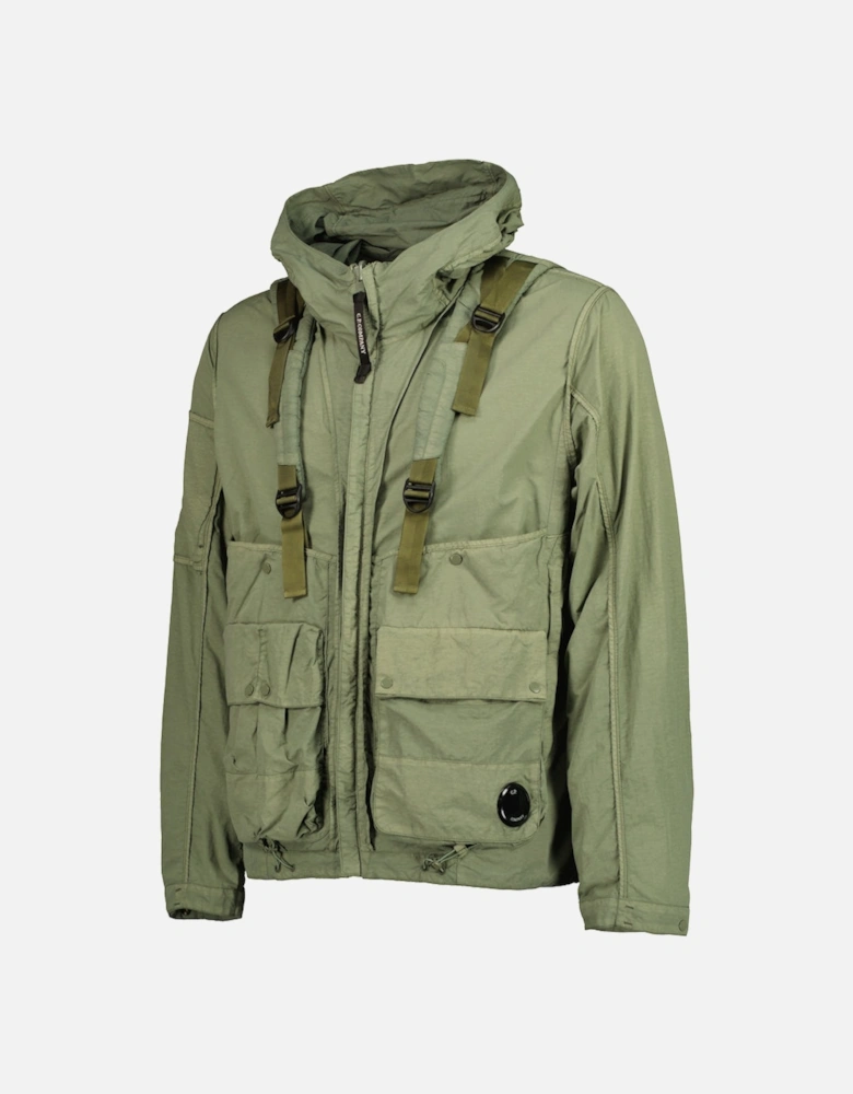 Flatt Nylon Reversible Hooded Lens Jacket