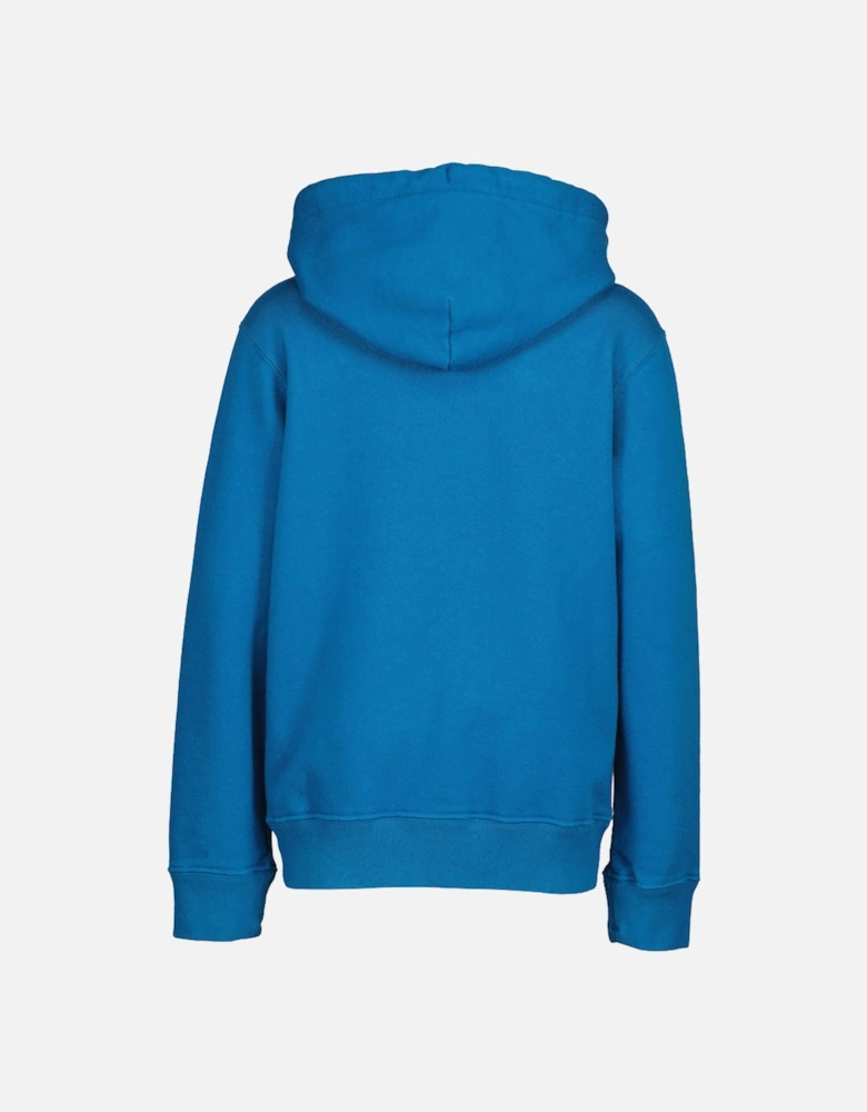 C.P. Junior Italic Stripe Logo Hoodie