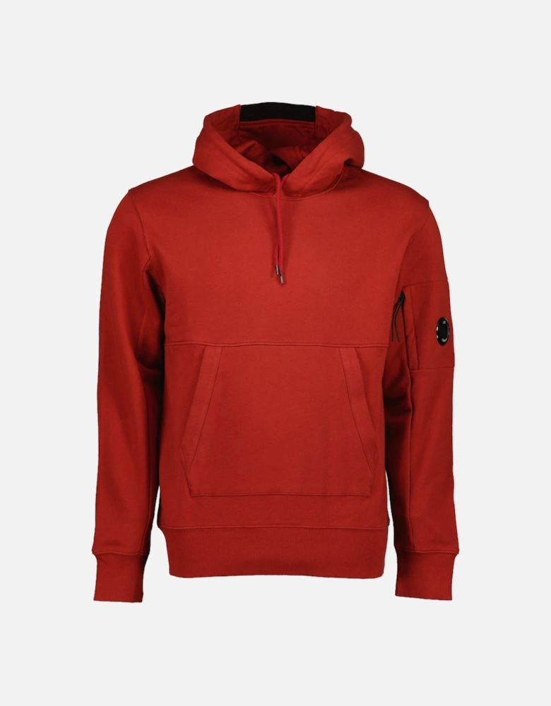 Diagonal Raised Fleece Lens Hoodie