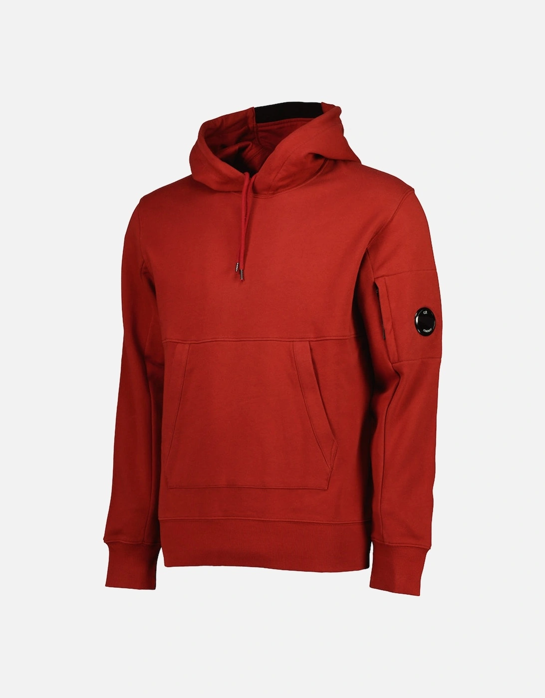 Diagonal Raised Fleece Lens Hoodie