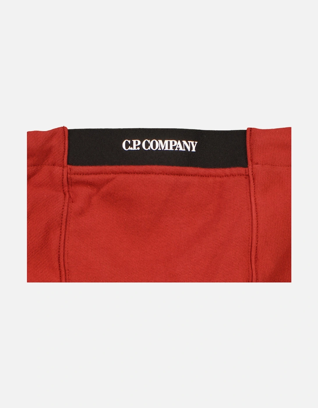 Diagonal Raised Fleece Lens Hoodie