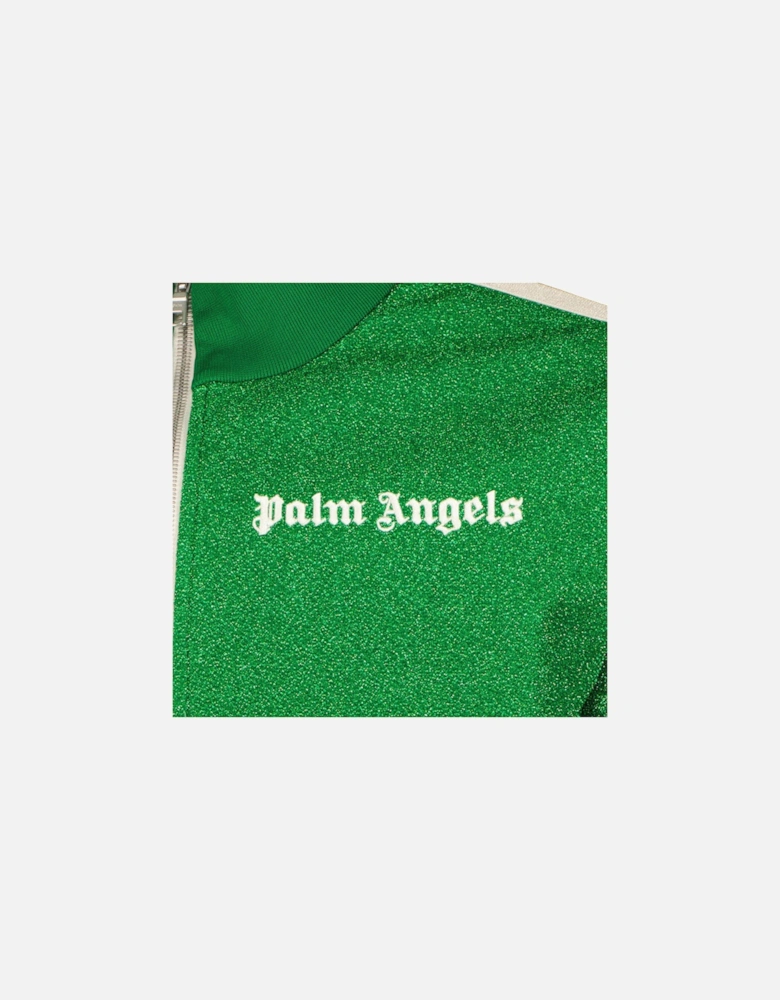 Lurex Logo Print Track Jacket