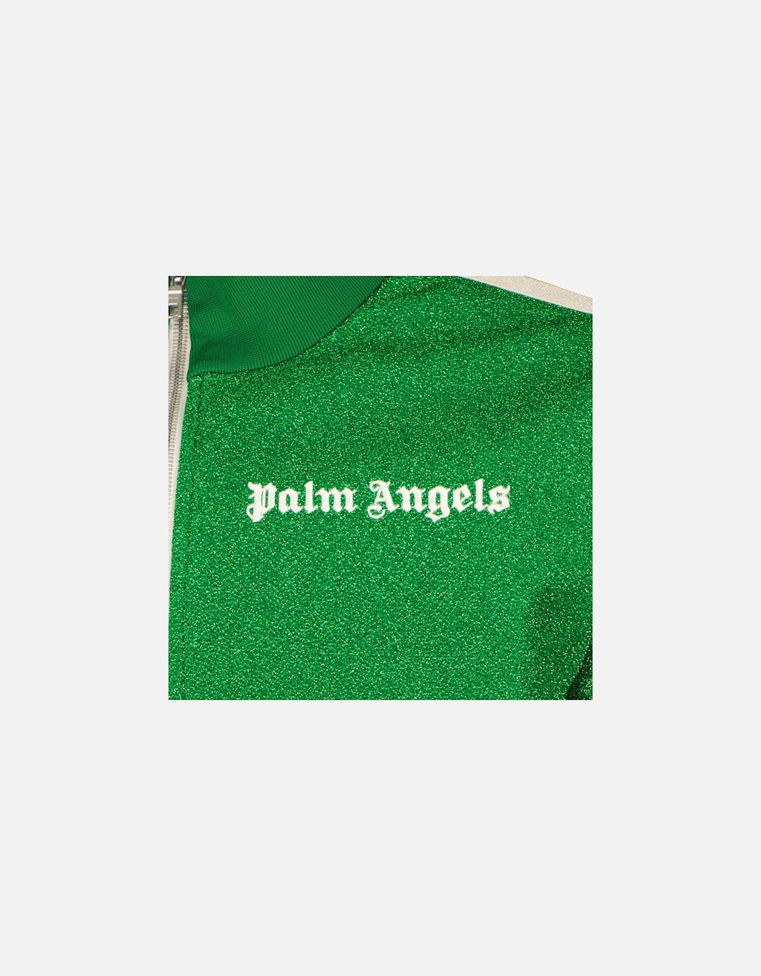 Lurex Logo Print Track Jacket