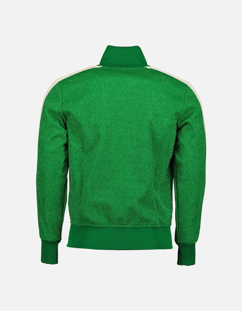 Lurex Logo Print Track Jacket