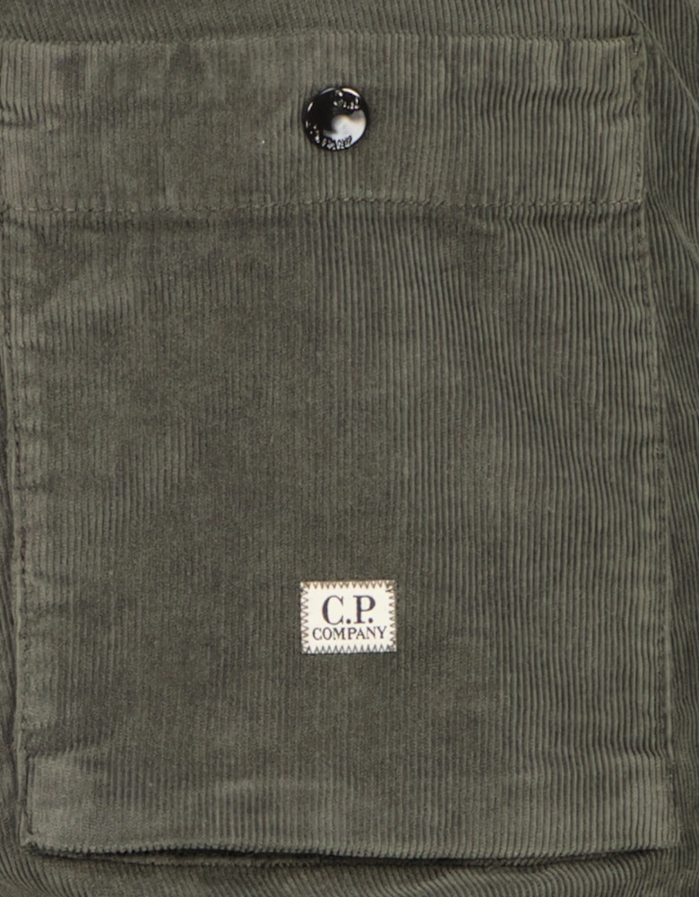 Corduroy Lens Cargo Pants