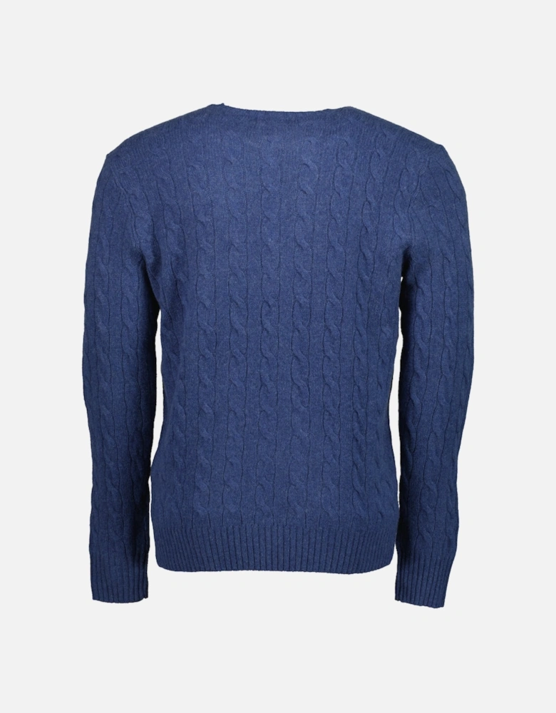 Cable-Knit Wool/Cashmer Jumper