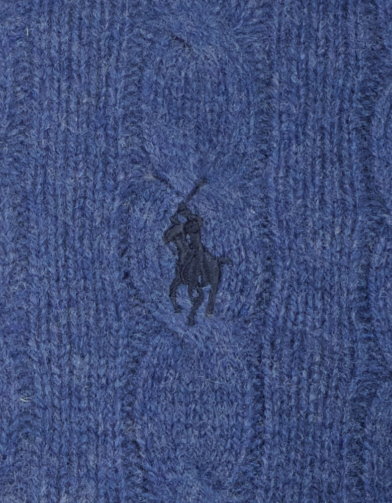 Cable-Knit Wool/Cashmer Jumper
