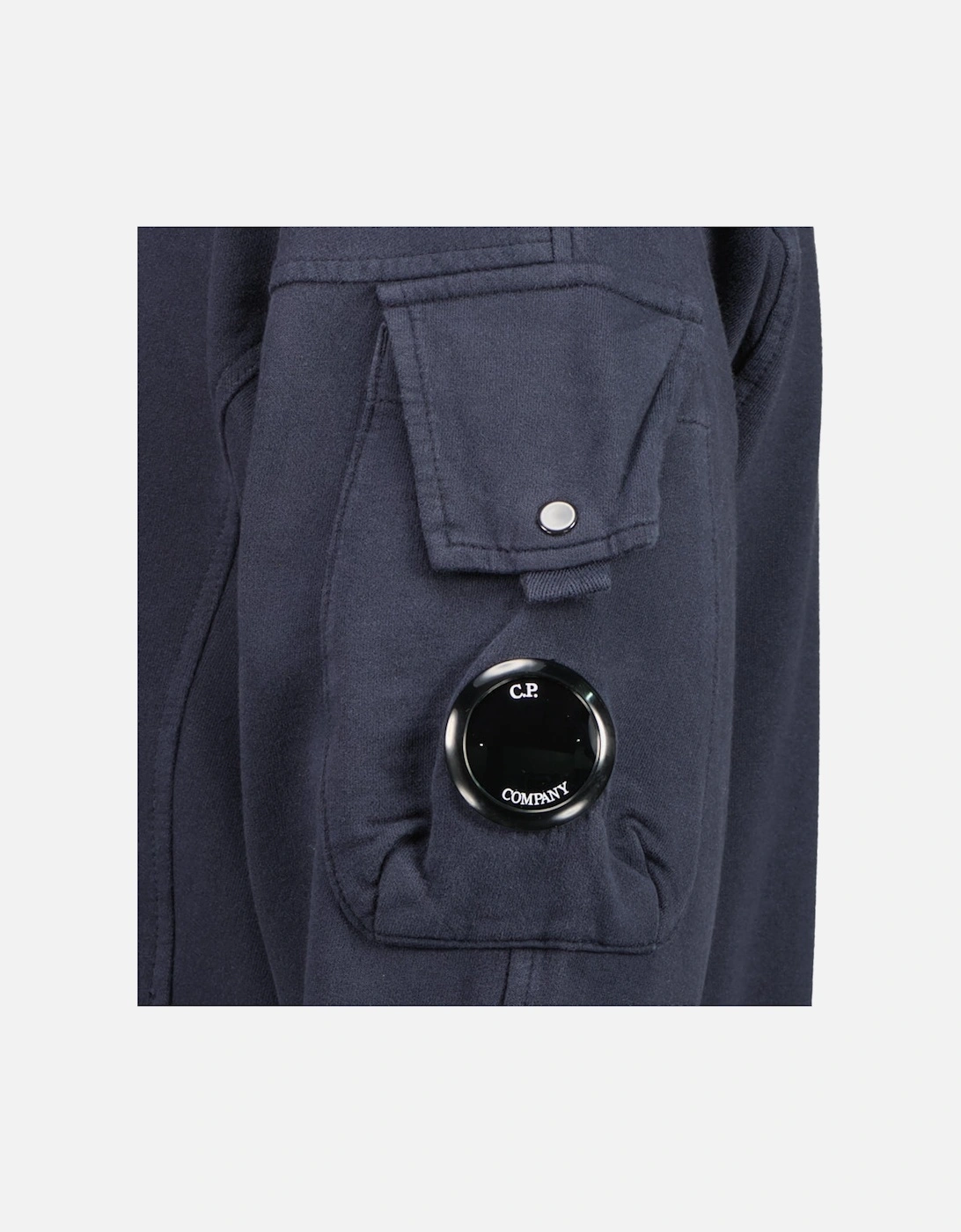 Light Fleece Polo Collar Lens Sweatshirt