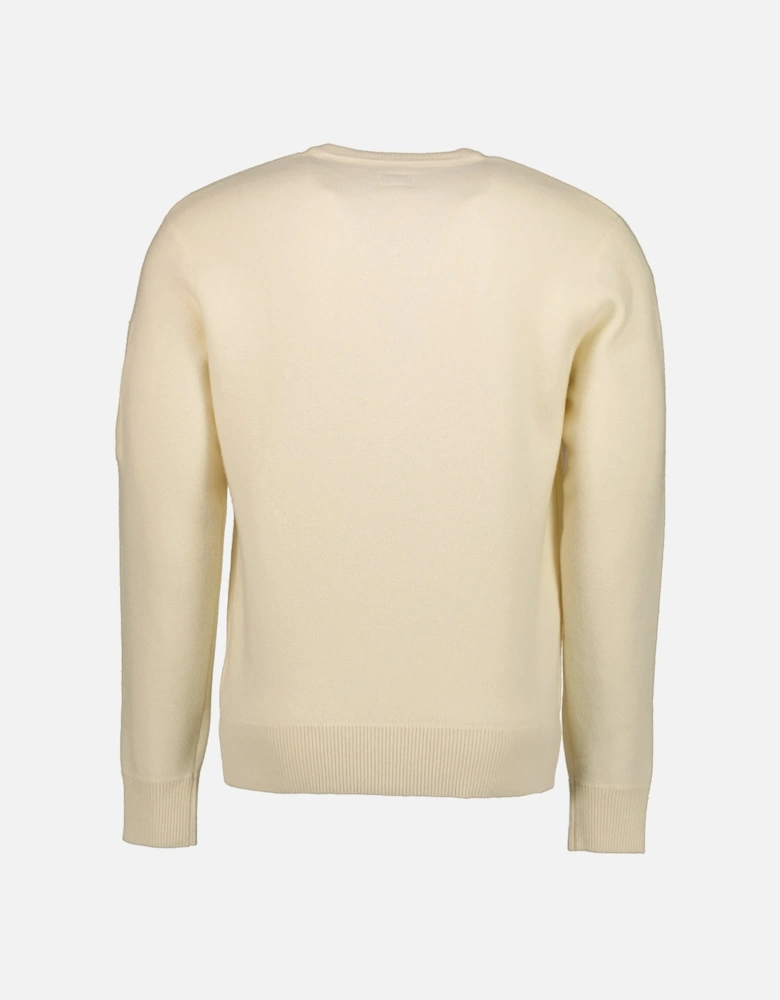 Lambswool Crewneck Lens Knit