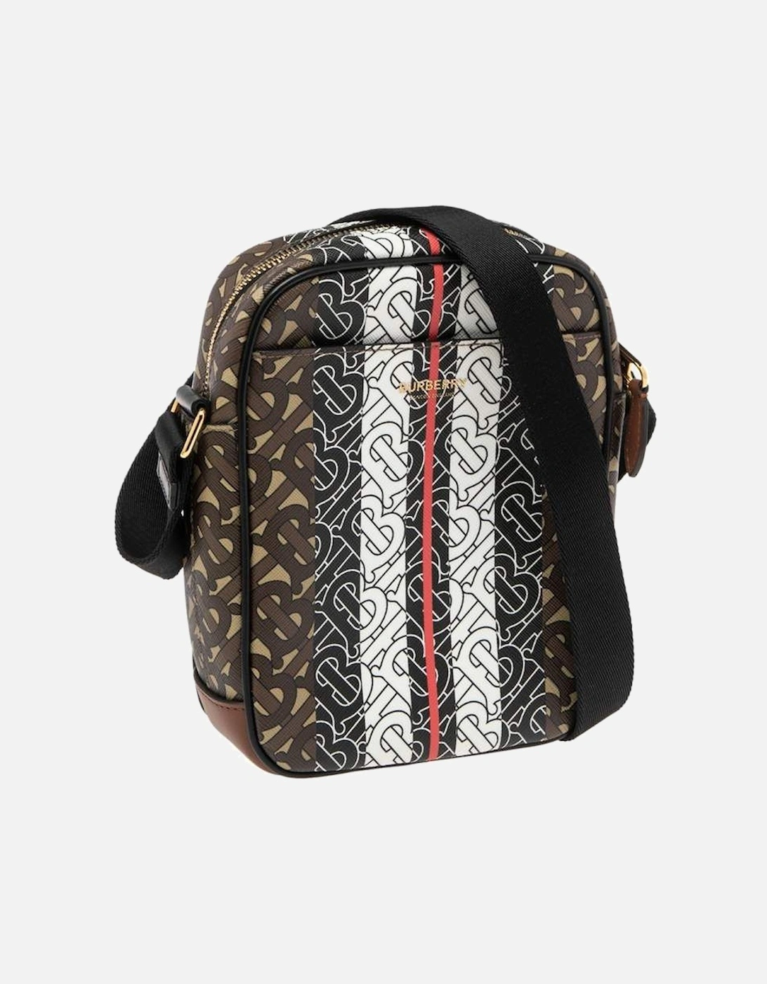 Burberry Women's Bridle Brown Monogram Thornton E-Canvas Shoulder Bag - Size: Uni