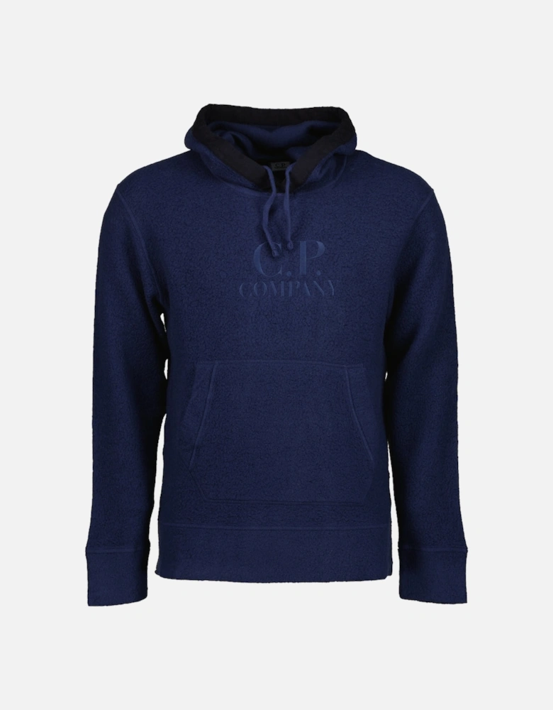 Wool Polar Fleece Logo Hoodie