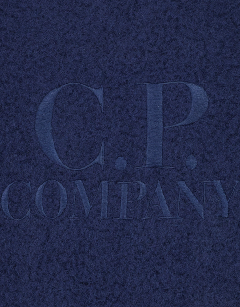 Wool Polar Fleece Logo Hoodie