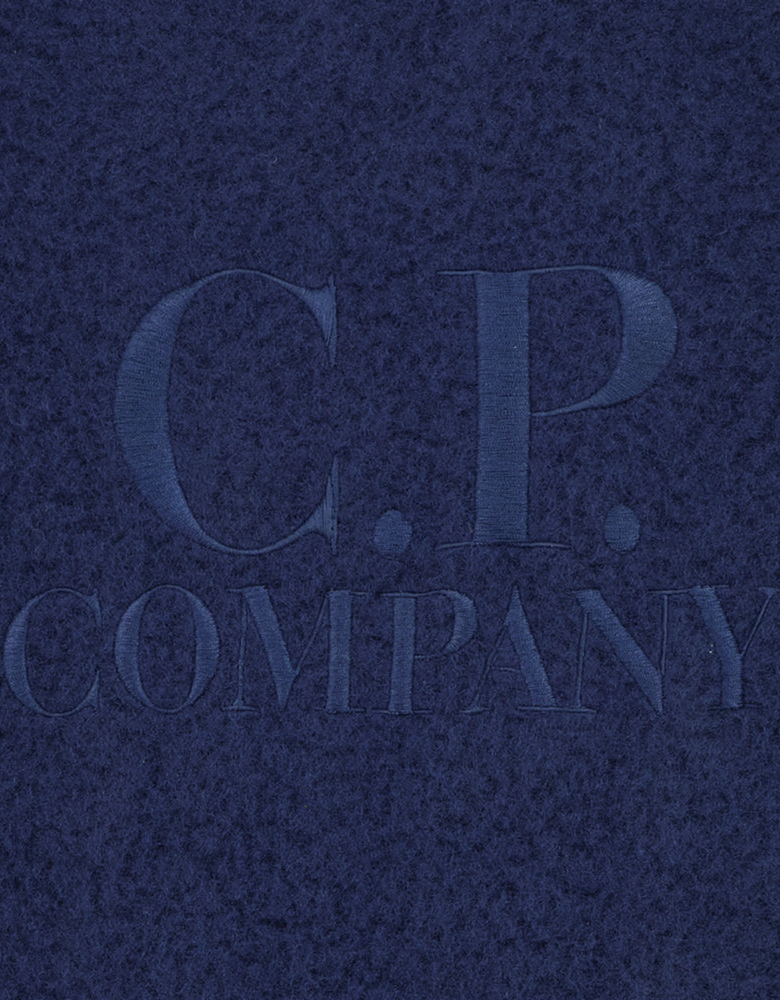 Wool Polar Fleece Logo Hoodie