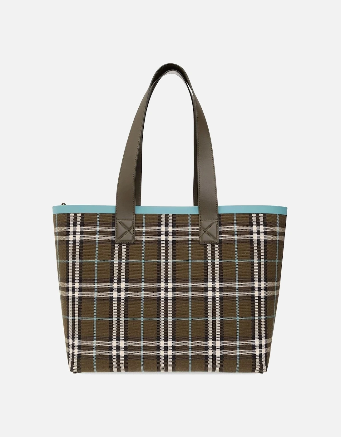 Burberry Women's London Vintage Check Tote Bag - Green - Size: UNI