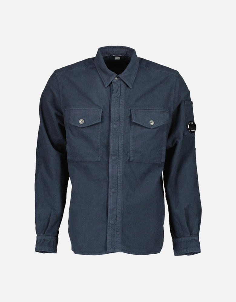 Moleskin Zip Up Lens Overshirt