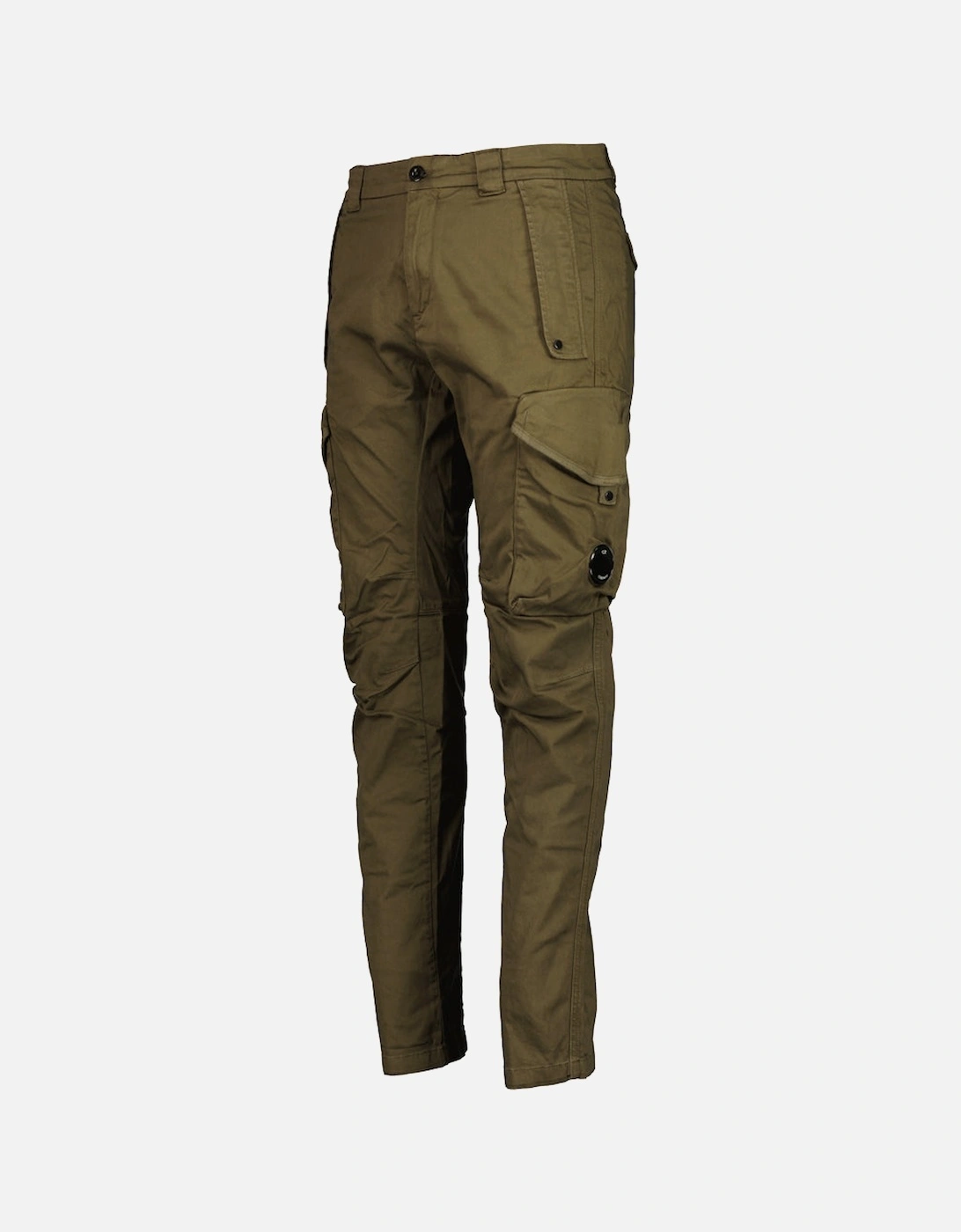 Stretch Satin Lens Cargo Pants