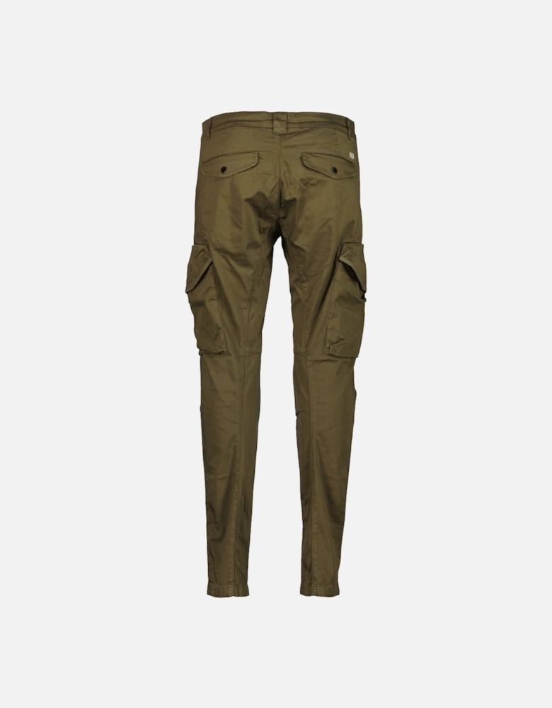 Stretch Satin Lens Cargo Pants