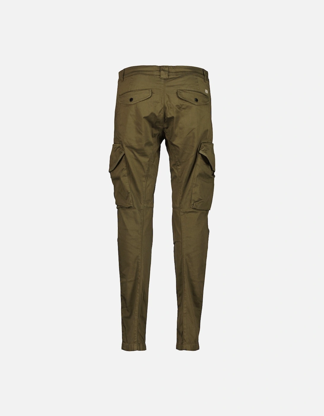 Stretch Satin Lens Cargo Pants