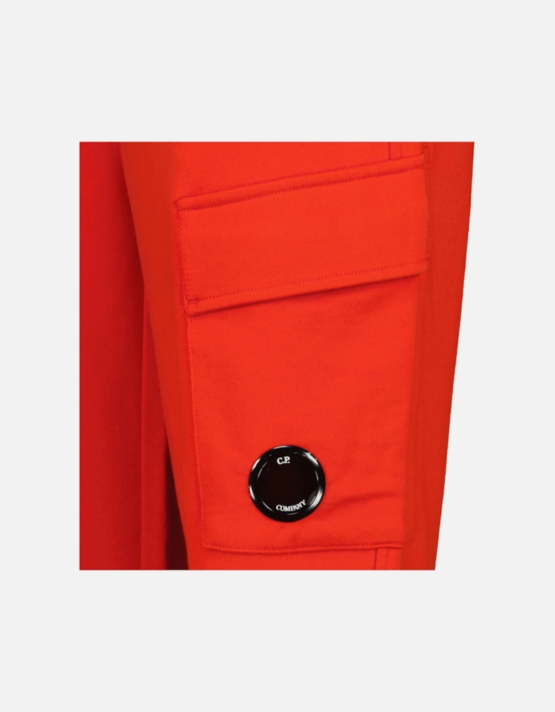 Diagonal Fleece Lens Sweat Cargo Pants