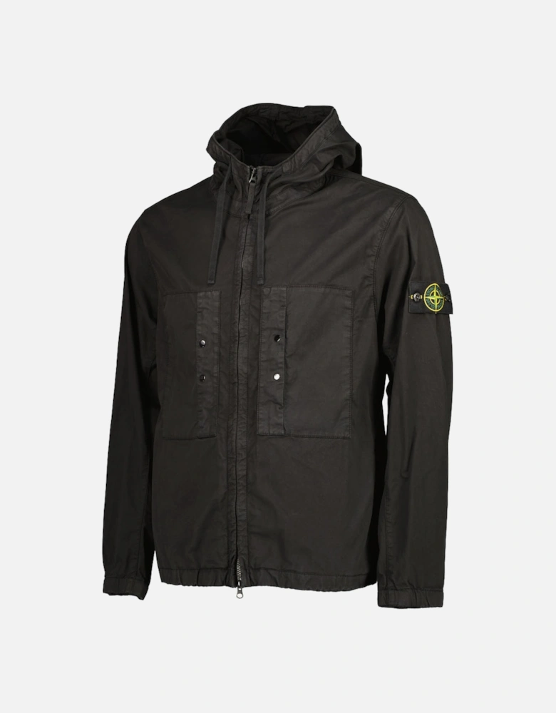 Supima Cotton Twill Hooded Jacket