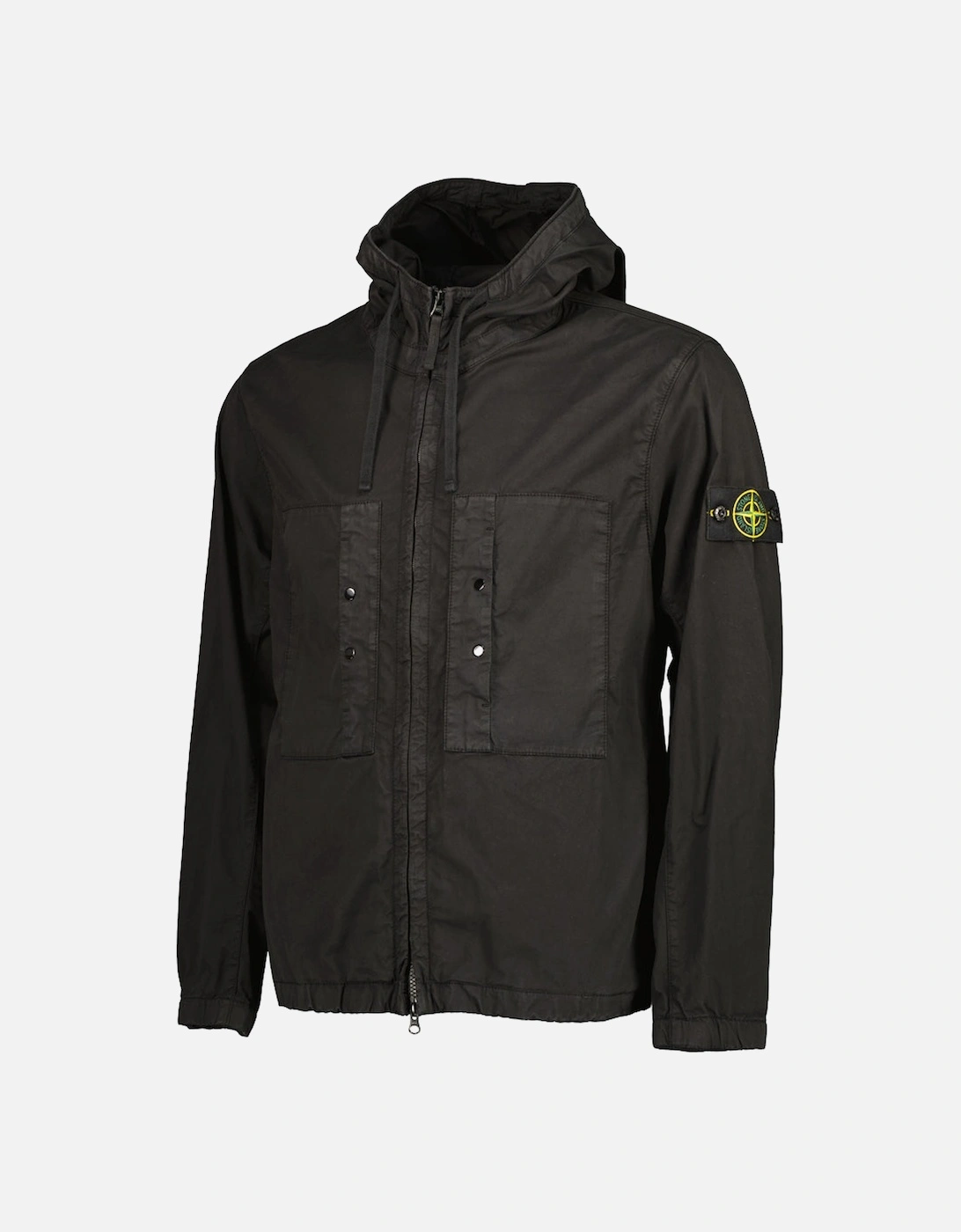 Supima Cotton Twill Hooded Jacket