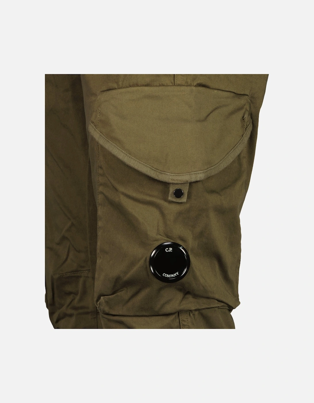 Stretch Satin Lens Cargo Pants