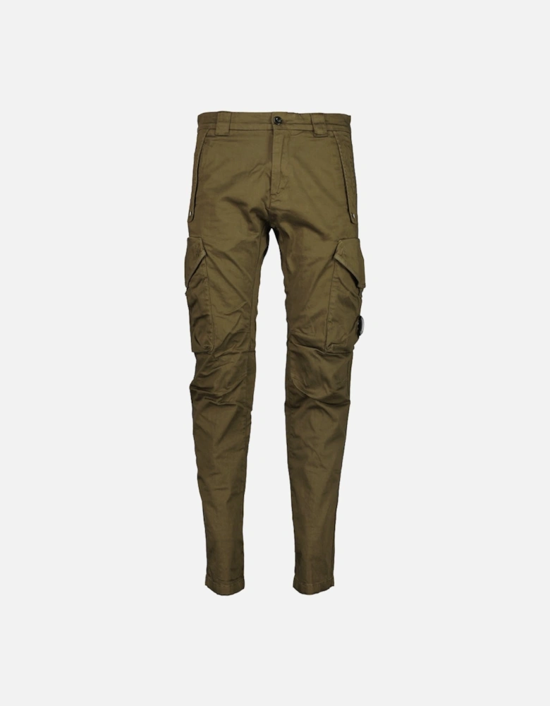 Stretch Satin Lens Cargo Pants